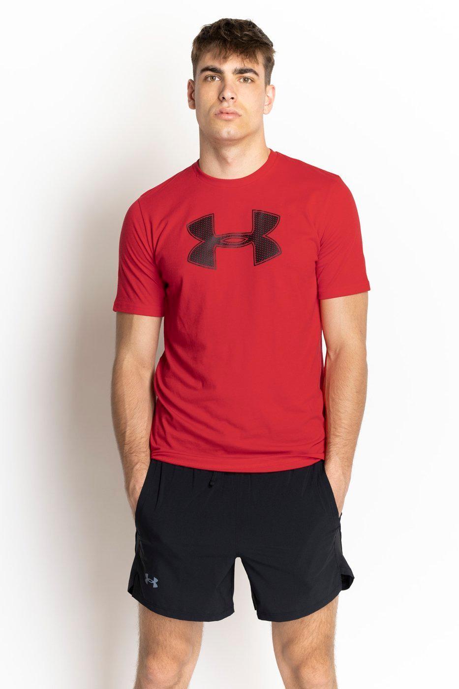 UNDER ARMOUR - טישירט UA BIG LOGO בצבע אדום - MASHBIR//365