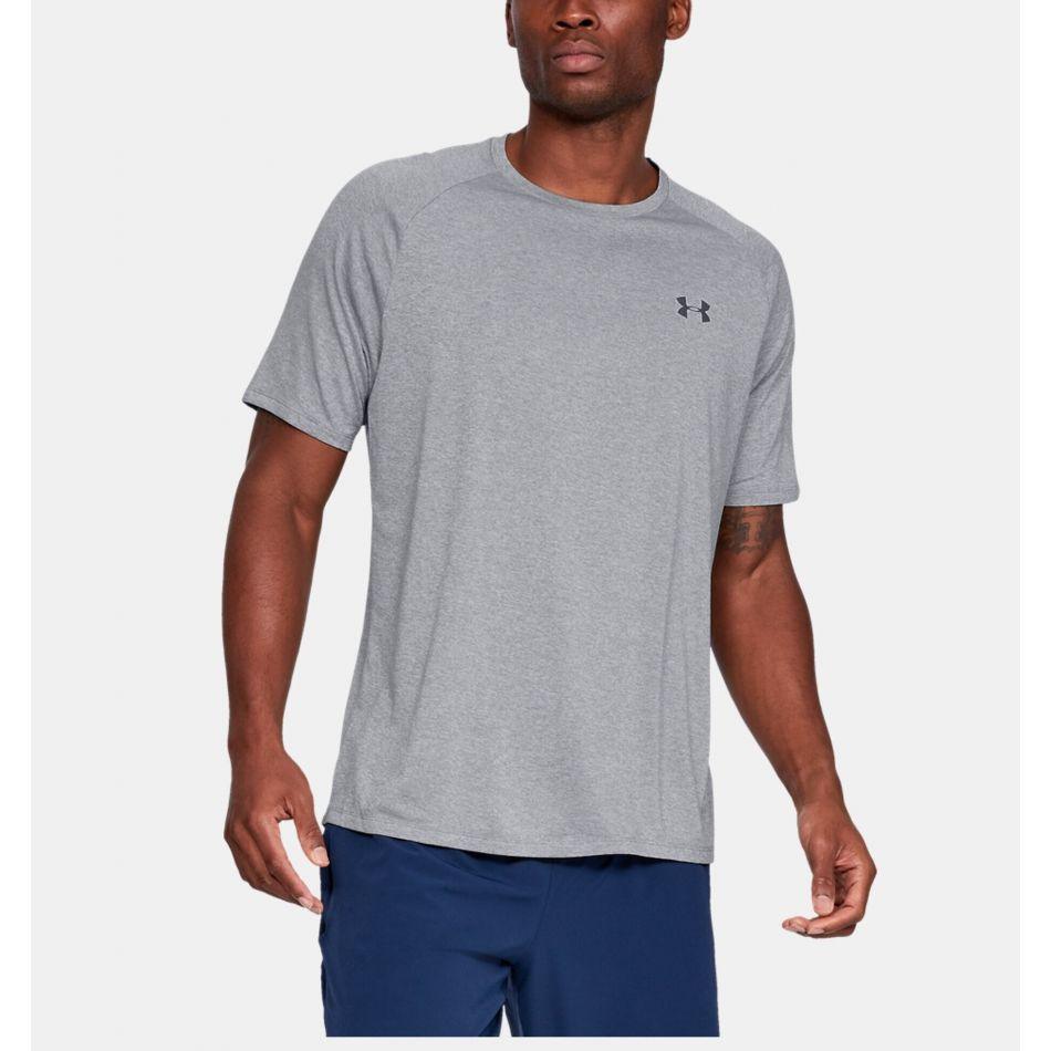 UNDER ARMOUR - טישירט UA Tech בצבע אפור - MASHBIR//365