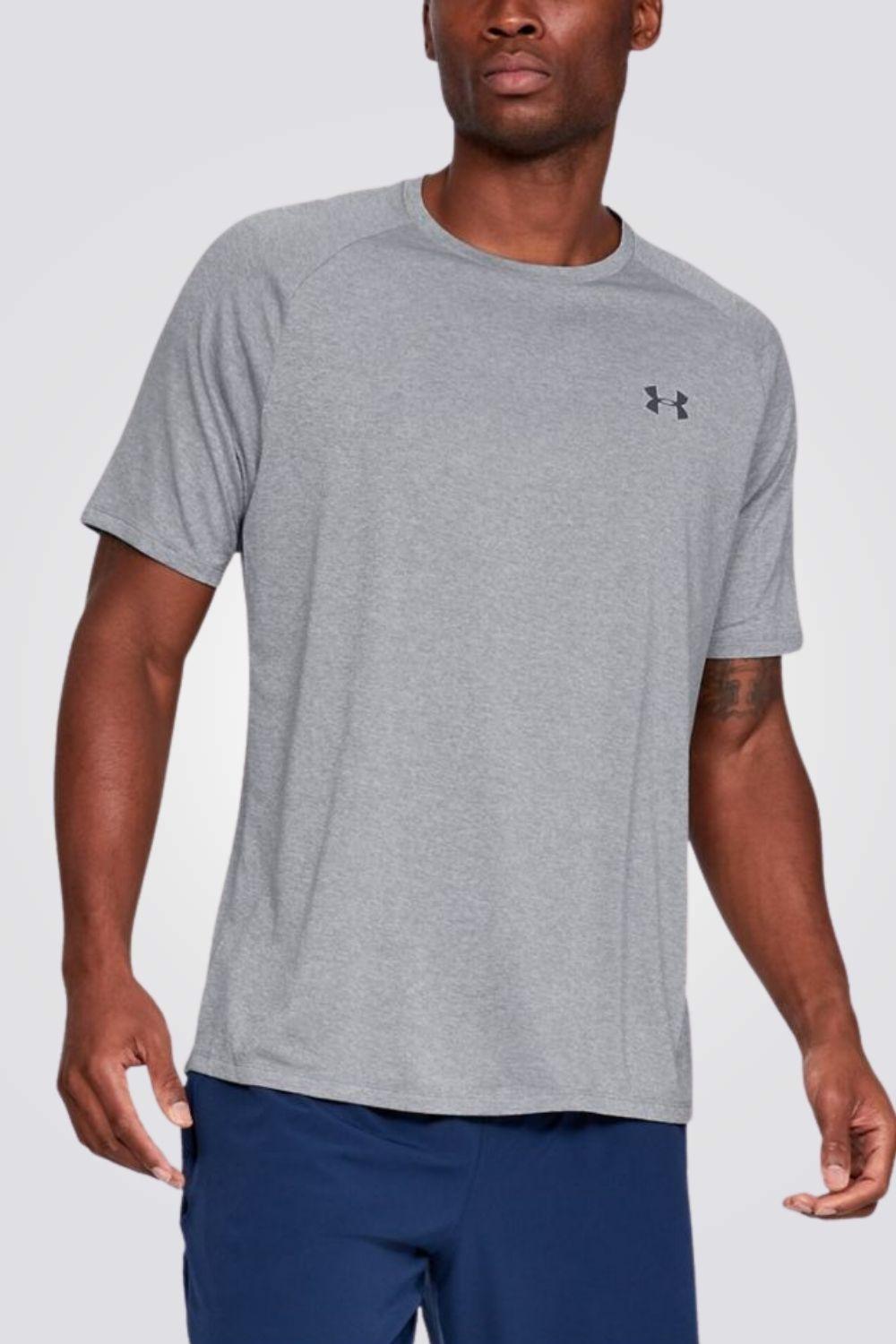 UNDER ARMOUR - טישירט UA Tech בצבע אפור - MASHBIR//365