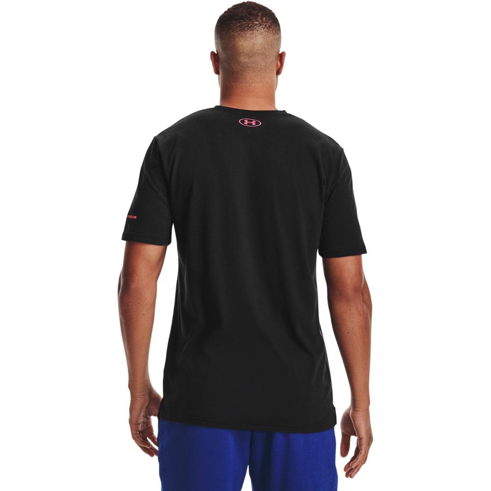 UNDER ARMOUR - טישירט Vertical Wordmark בצבע שחור - MASHBIR//365