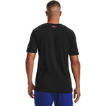 UNDER ARMOUR - טישירט Vertical Wordmark בצבע שחור - MASHBIR//365