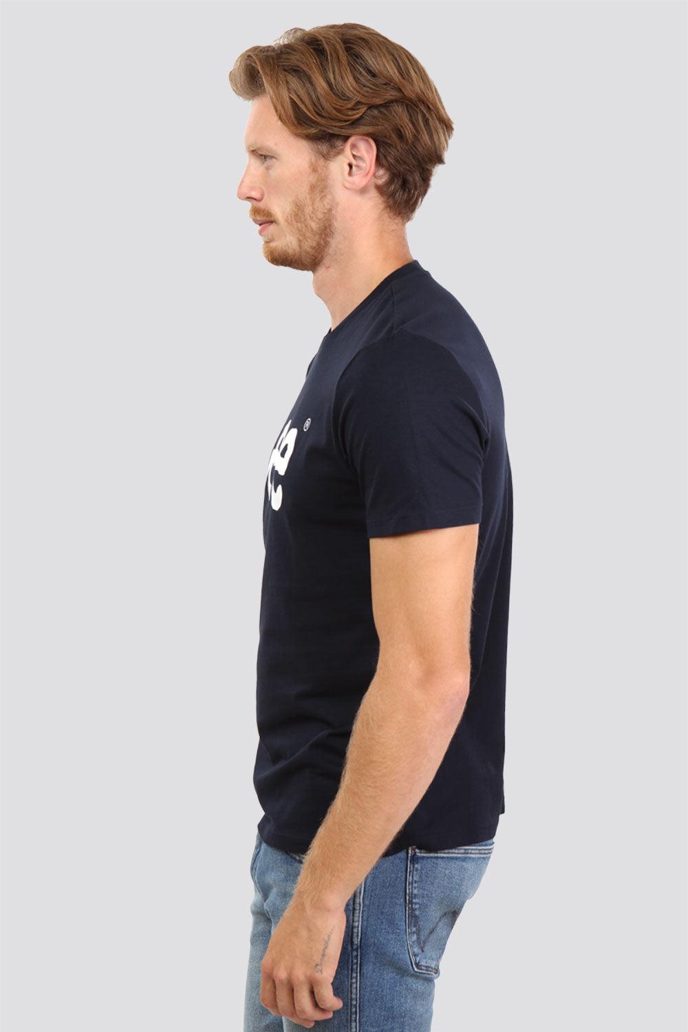 LEE - טישירט כחול נייבי לוגו - MASHBIR//365