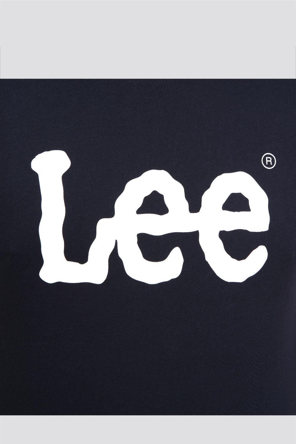 LEE - טישירט כחול נייבי לוגו - MASHBIR//365