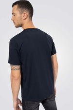 NAUTICA - טישירט כחולה לוגו גומי מטאלי - MASHBIR//365