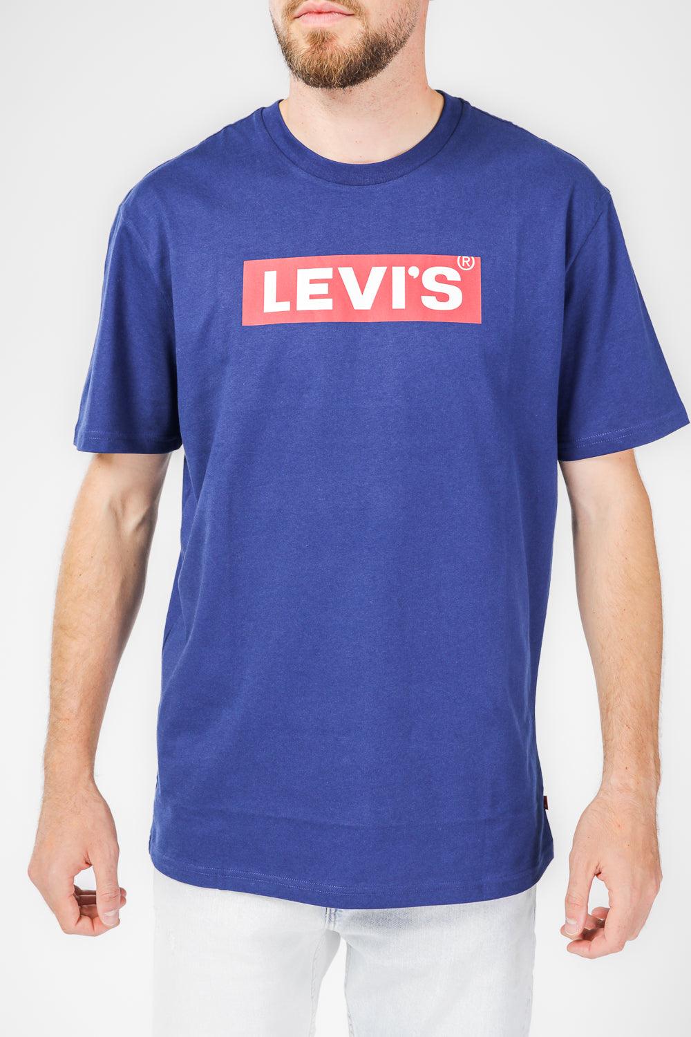 LEVI'S - טישירט כחולה עם הדפס גרפי - MASHBIR//365