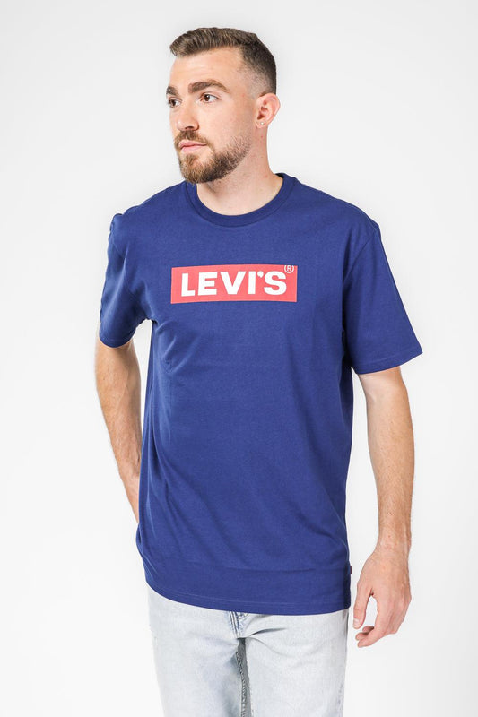 LEVI'S - טישירט כחולה עם הדפס גרפי - MASHBIR//365