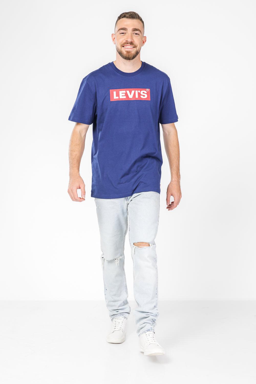 LEVI'S - טישירט כחולה עם הדפס גרפי - MASHBIR//365