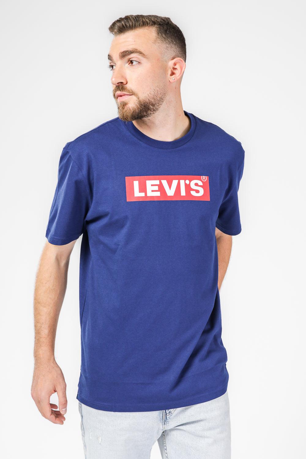 LEVI'S - טישירט כחולה עם הדפס גרפי - MASHBIR//365