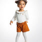 OBAIBI - טישירט צווארון מסולסל לבנה לתינוקות - MASHBIR//365 - 1