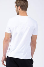 NAUTICA - טישירט צווארון V לבן - MASHBIR//365