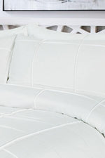 SQUARE PLEATS ציפית כותנה סאטן - MASHBIR//365