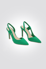 KENNETH COLE - עקב שפיץ בצבע ירוק 10 ס"מ - MASHBIR//365