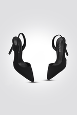 KENNETH COLE - עקב שפיץ בצבע שחור 10 ס"מ - MASHBIR//365