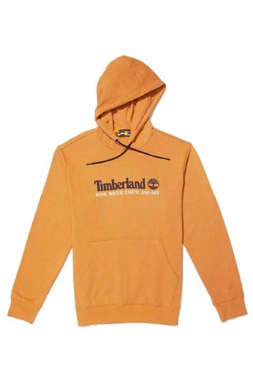 TIMBERLAND - קפוצ'ון CREW עם כיתוב לוגו בצבע חרדל - MASHBIR//365