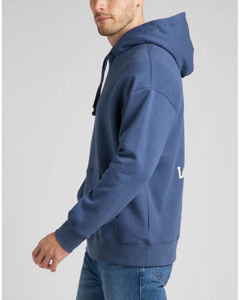 LEE - קפוצ'ון הדפס לוגו בצבע כחול - MASHBIR//365