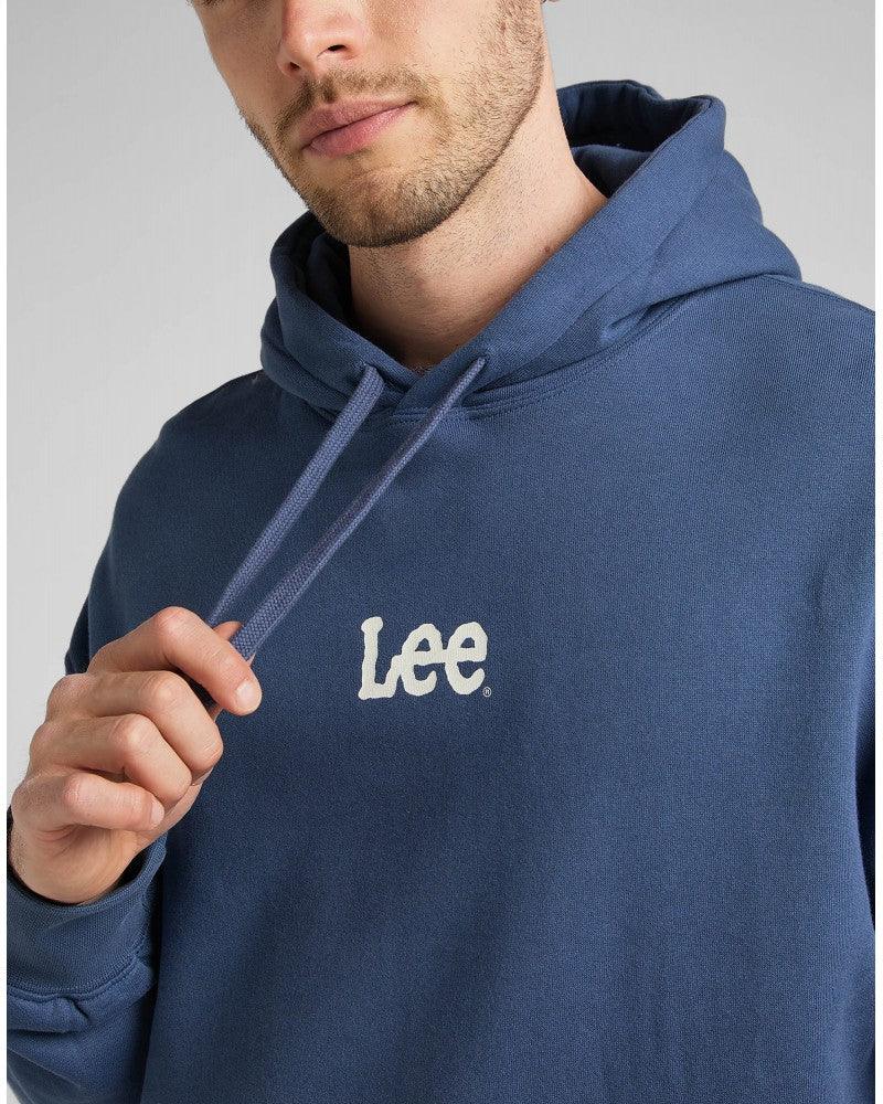 LEE - קפוצ'ון הדפס לוגו בצבע כחול - MASHBIR//365