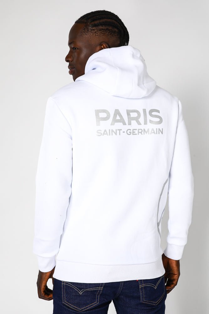 MASHBIR//365 - קפוצ'ון לבן פריס לוגו צד - MASHBIR//365