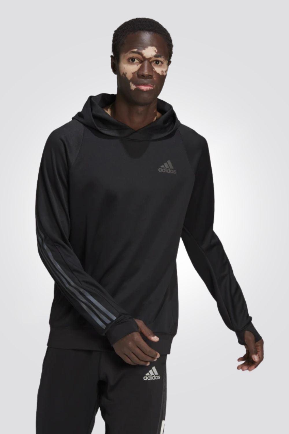 ADIDAS - קפוצ'ון RUN ICON בצבע שחור - MASHBIR//365