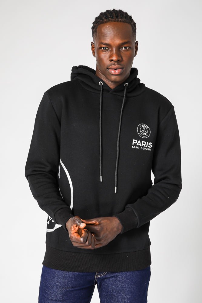 MASHBIR//365 - קפוצ'ון שחור פריס לוגו צד - MASHBIR//365