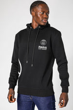 MASHBIR//365 - קפוצ'ון שחור פריס לוגו צד - MASHBIR//365