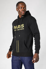 MASHBIR//365 - קפוצ'ון שחור פריס לוגו גדול - MASHBIR//365