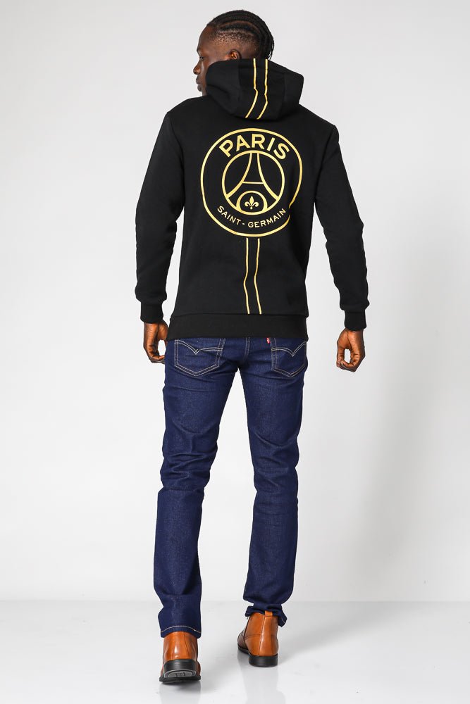 MASHBIR//365 - קפוצ'ון שחור פריס לוגו גדול - MASHBIR//365