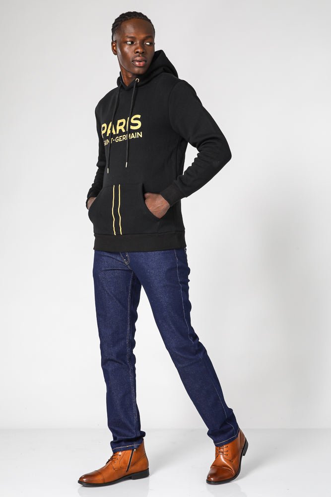 MASHBIR//365 - קפוצ'ון שחור פריס לוגו גדול - MASHBIR//365