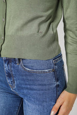 קרדיגן קרופ ירוק | קנת קול