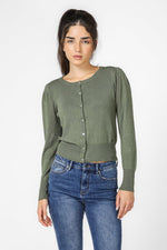 קרדיגן קרופ ירוק | קנת קול