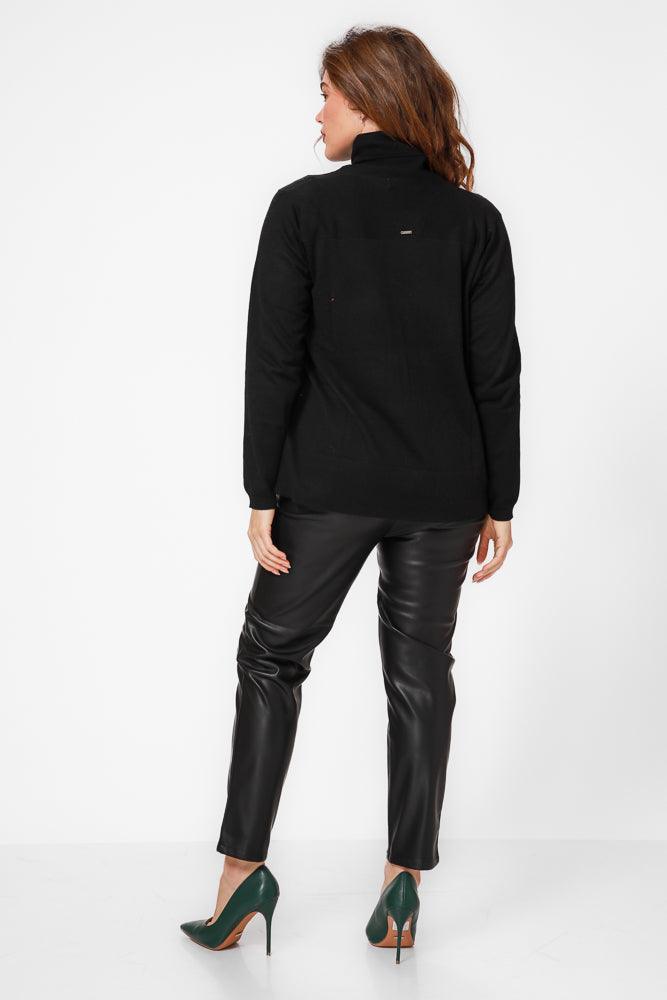 KENNETH COLE - קרדיגן בייסיק בצבע שחור - MASHBIR//365