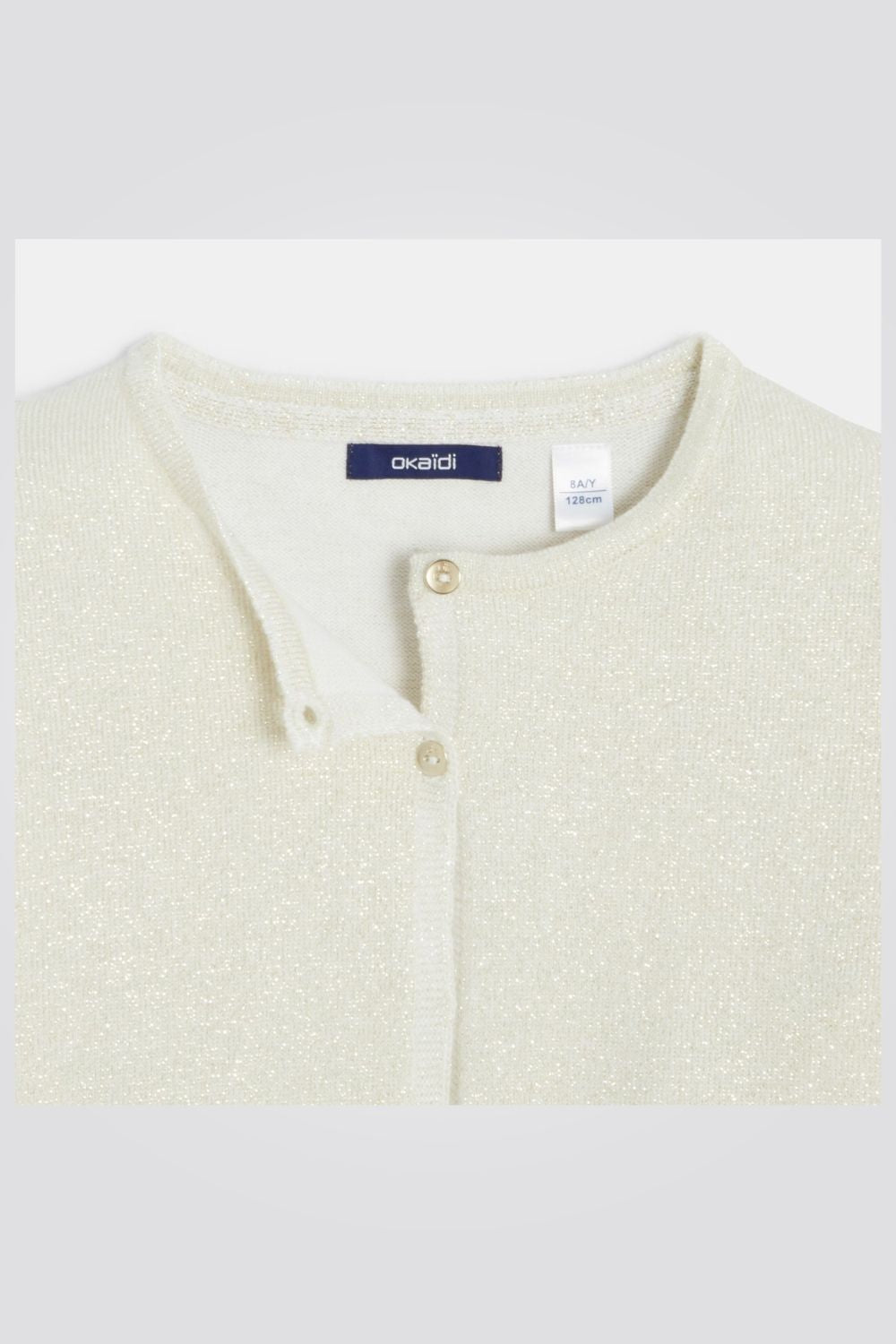 OKAIDI - קרדיגן ג'קט ילדות בצבע לורקס זהב - MASHBIR//365