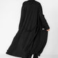 KENNETH COLE - קרדיגן לאונג' ארוך בצבע שחור עם הדפס לוגו - MASHBIR//365 - 2