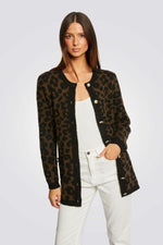 MORGAN - קרדיגן לנשים הדפס מנומר - MASHBIR//365