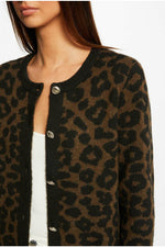 MORGAN - קרדיגן לנשים הדפס מנומר - MASHBIR//365
