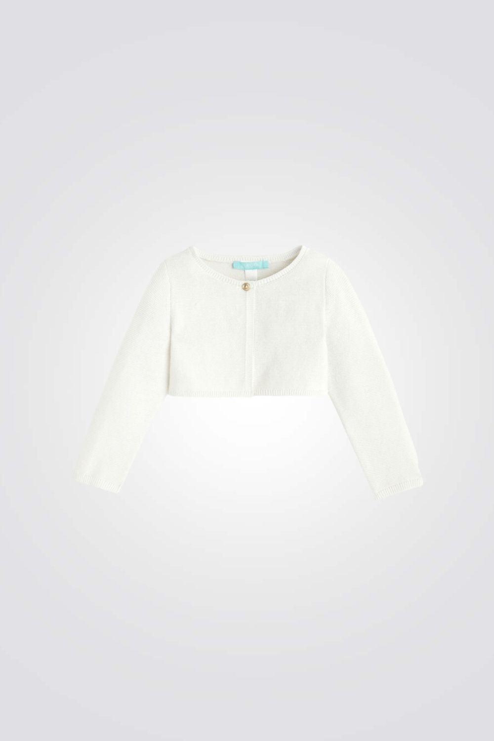 OBAIBI - קרדיגן לתינוקות בצבע לבן - MASHBIR//365