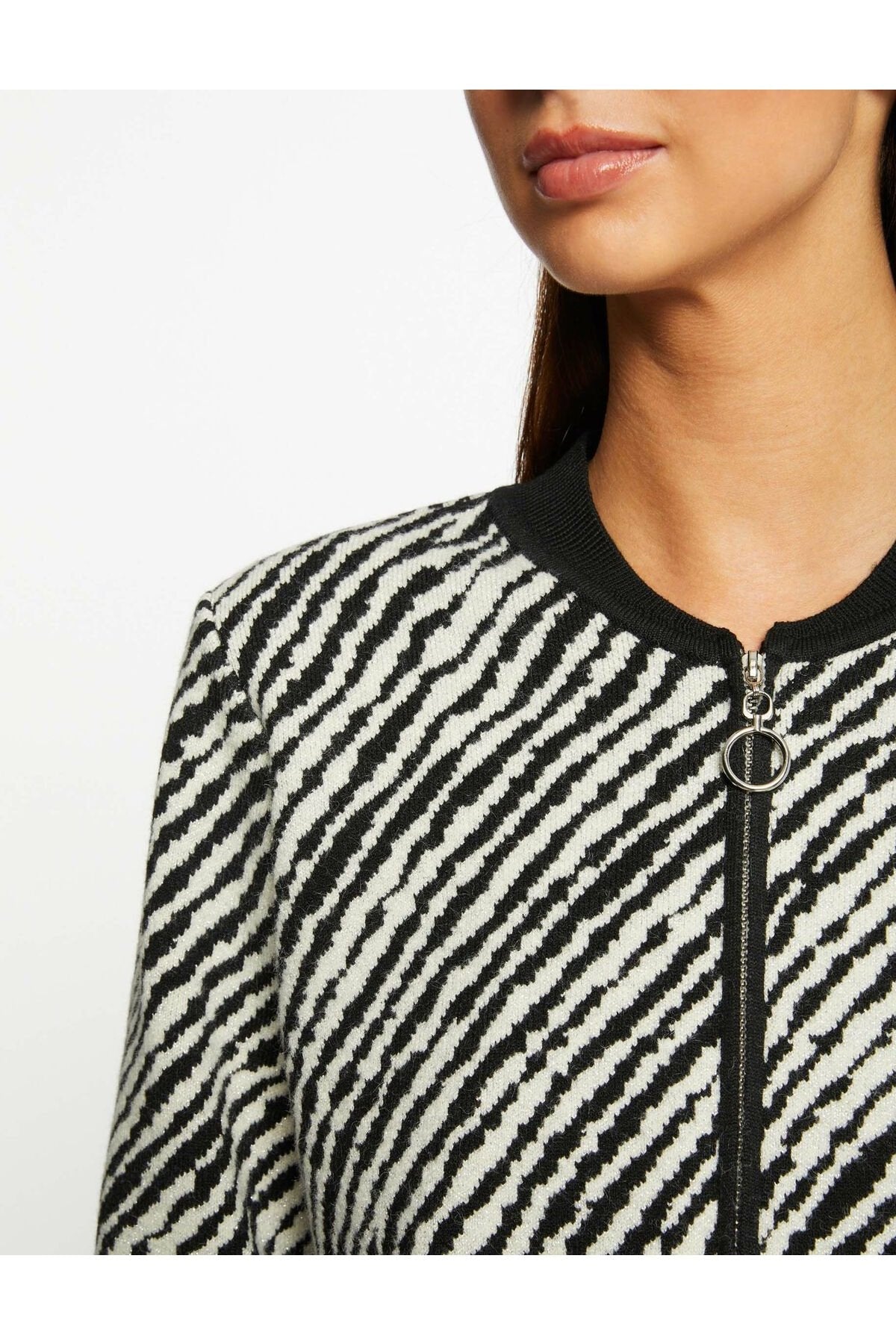 MORGAN - קרדיגן עם רוכסן לנשים - MASHBIR//365