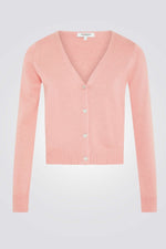 MORGAN - קרדיגן נשים בצבע ורוד - MASHBIR//365
