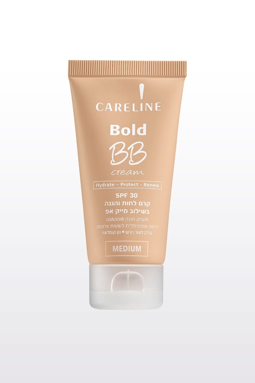 CARELINE - קרם לחות 50 מ"ל BOLD BB משולב עם גוון SPF30 - MASHBIR//365
