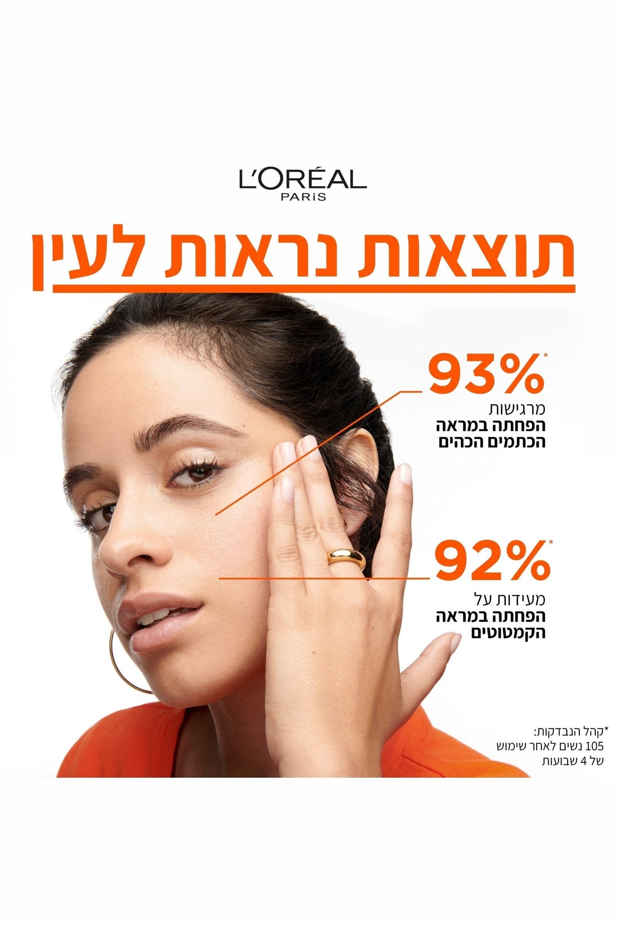 L'Oreal Paris - קרם SPF50 ויטמין C קליניקל Revitalift Clinical - MASHBIR//365