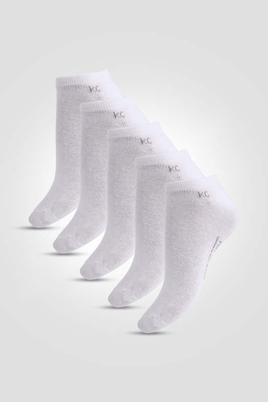 KENNETH COLE - קרסוליות חלקות לגברים בצבע לבן - MASHBIR//365