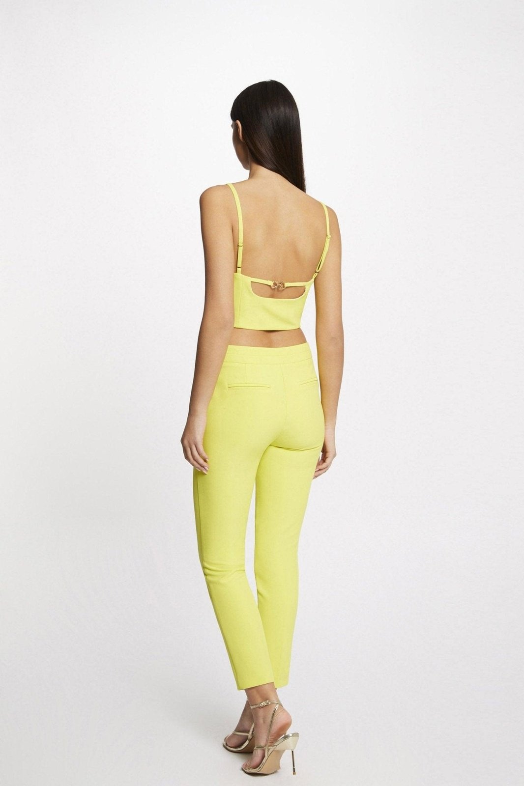 MORGAN - קרופ טופ בצבע צהוב - MASHBIR//365