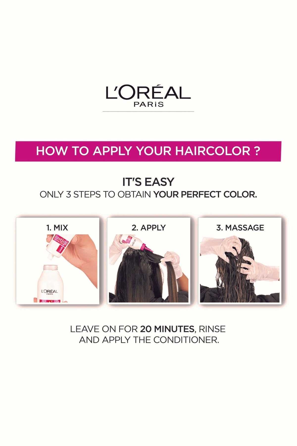 L'Oreal Paris - קסטינג קרם גלוס צבע שיער ללא אמוניה 60 מ"ל - MASHBIR//365