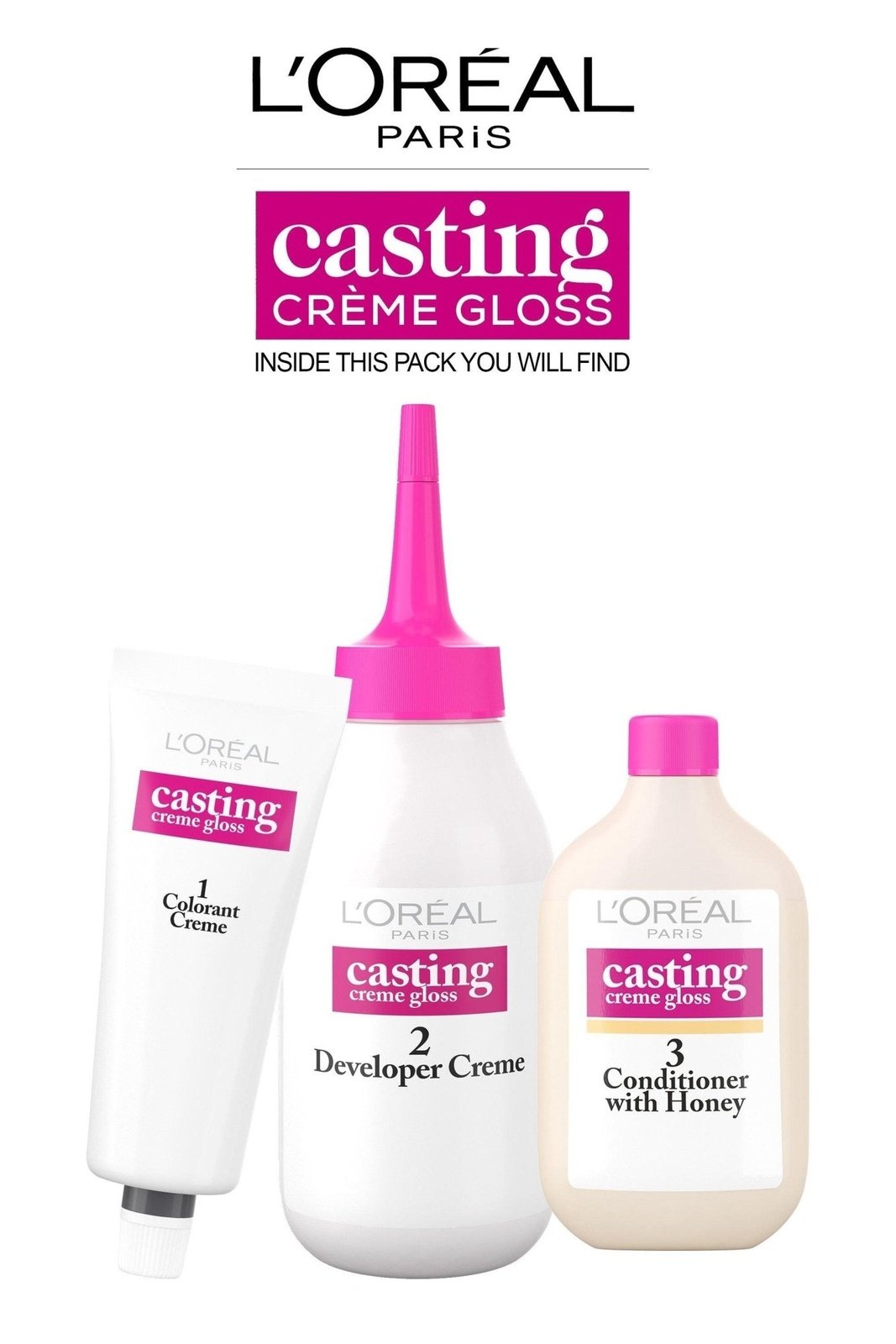 L'Oreal Paris - קסטינג קרם גלוס צבע שיער ללא אמוניה 60 מ"ל - MASHBIR//365