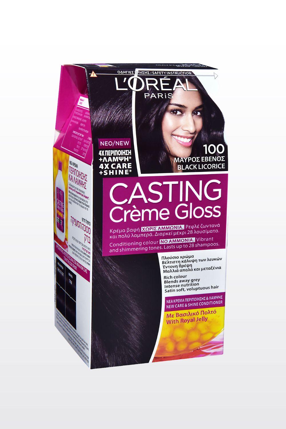 L'Oreal Paris - קסטינג קרם גלוס צבע שיער ללא אמוניה 60 מ"ל - MASHBIR//365