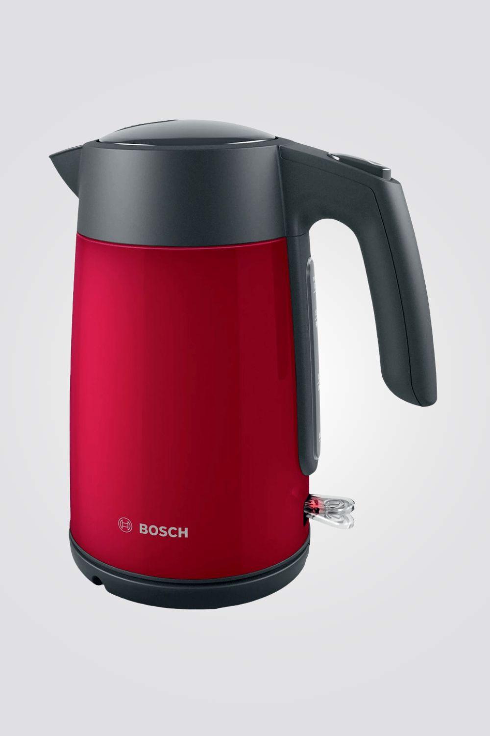 BOSCH - קומקום נירוסטה 1.7 ליטר דגם TWK7L464 בצבע אדום - MASHBIR//365