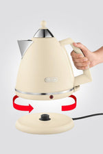 DELONGHI - קומקום נשלף 1.7 ליטר דגם KBX2016 בצבע שמנת - MASHBIR//365