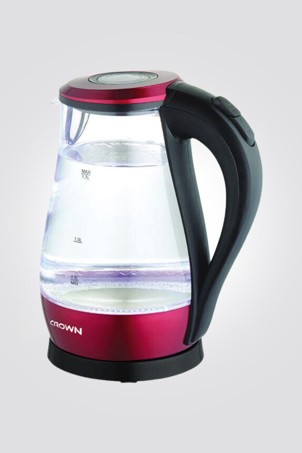 CROWN - קומקום חשמלי שקוף 3 צבעים לבחירה דגם CRK009 - MASHBIR//365