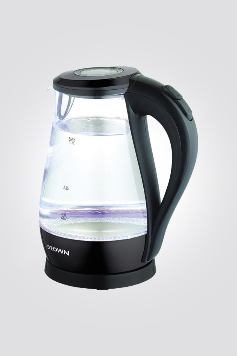 CROWN - קומקום חשמלי שקוף 3 צבעים לבחירה דגם CRK009 - MASHBIR//365