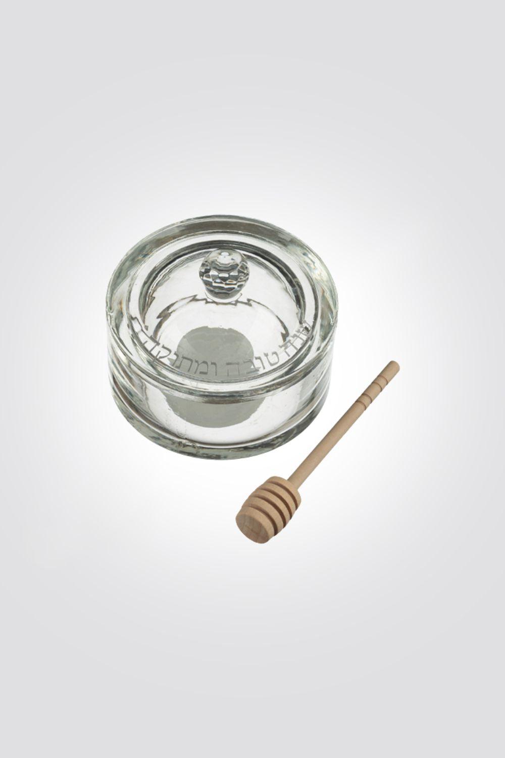 ART Judaica - כלי מהודר לדבש מקריסטל - MASHBIR//365