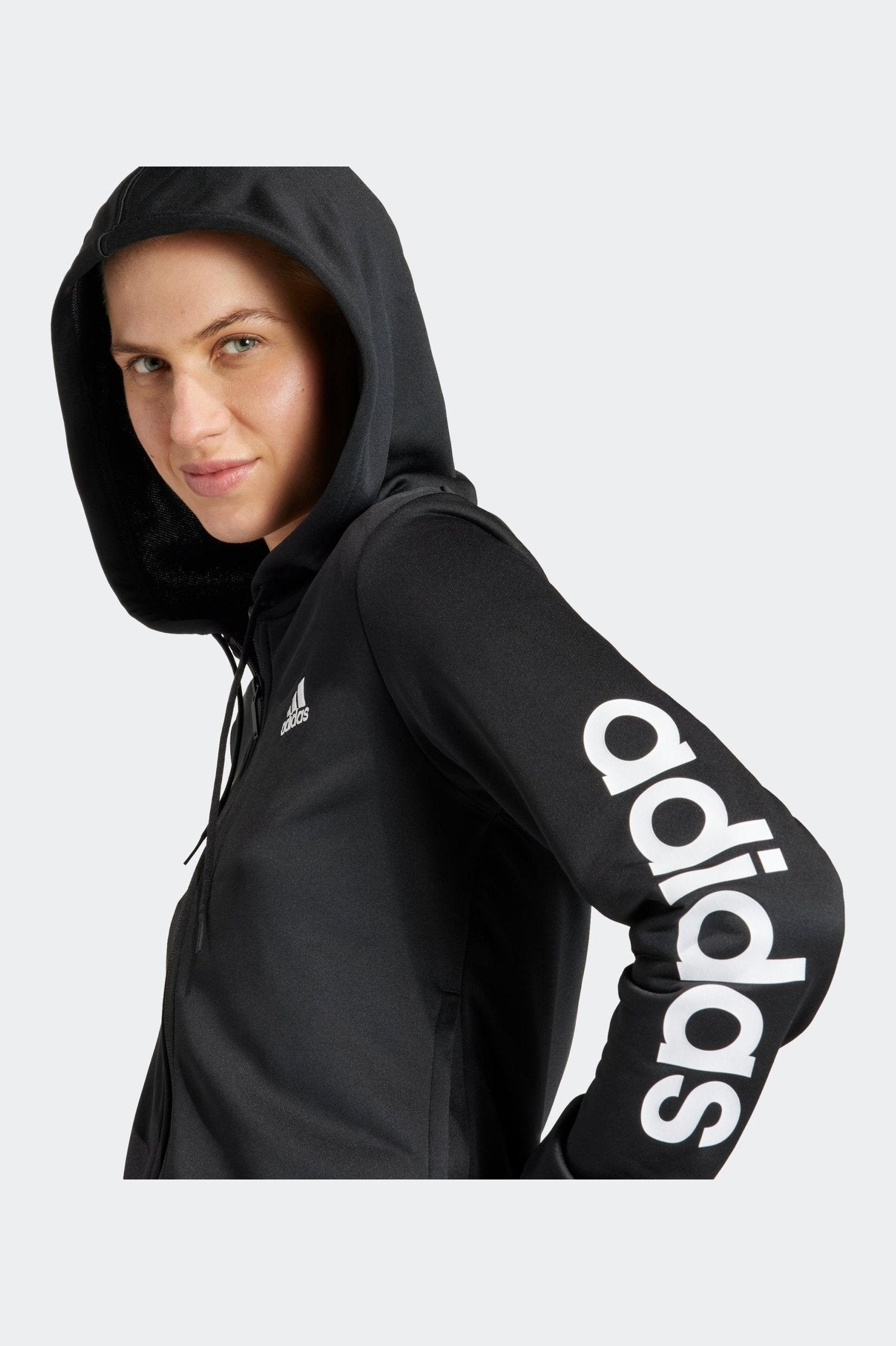 ADIDAS - חליפת אימון לנשים W LINEAR בצבע שחור - MASHBIR//365